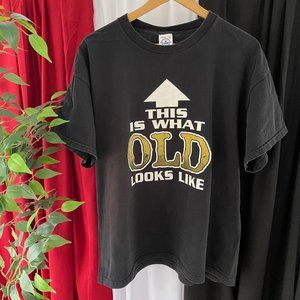 VINTAGE THIS IS WHAT OLD LOOKS LIKE TEE